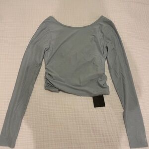 Fabletics Light Blue Long Sleeve Top